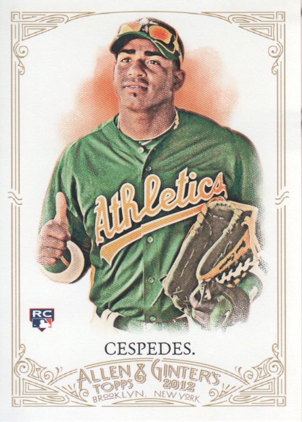 2012 Topps Allen and Ginter #79 Yoenis Cespedes RC