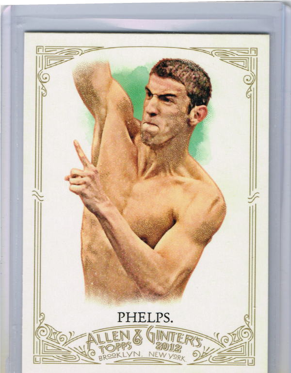 2012 Topps Allen and Ginter #129 Michael Phelps