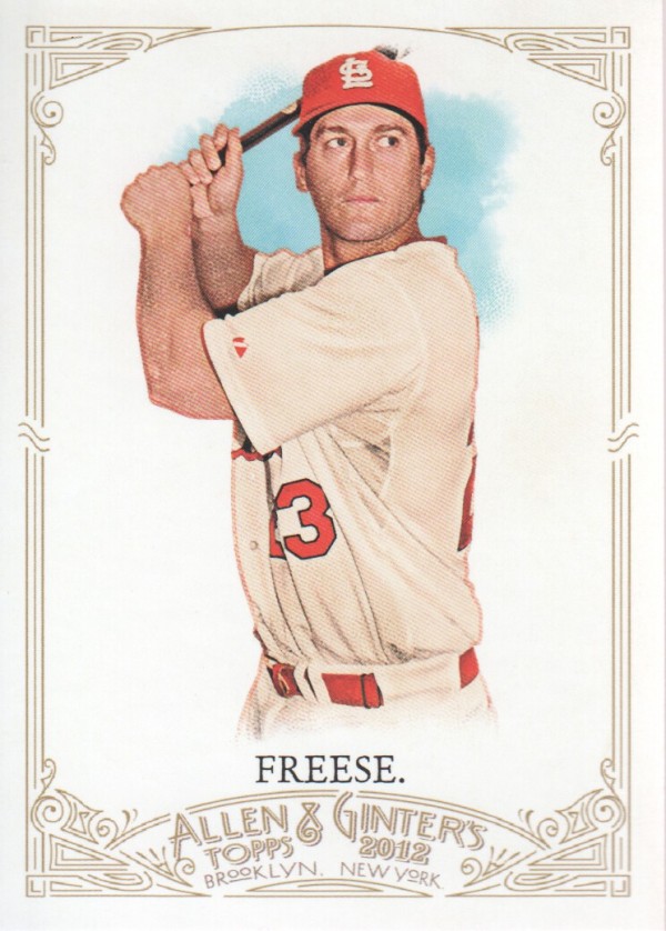 2012 Topps Allen and Ginter #134 David Freese
