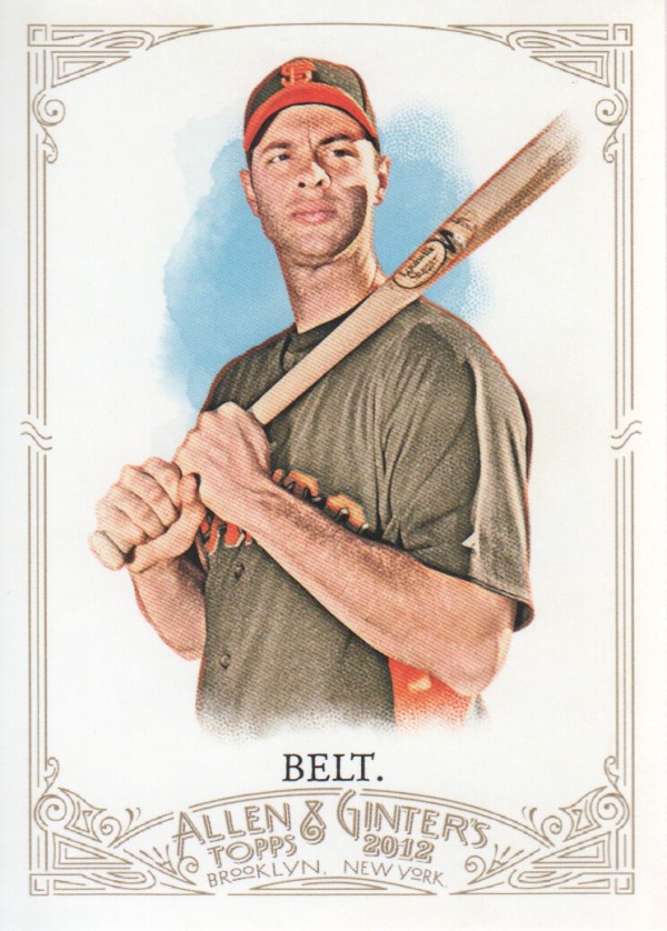 2012 Topps #141 Brandon Belt Giants NM-MT