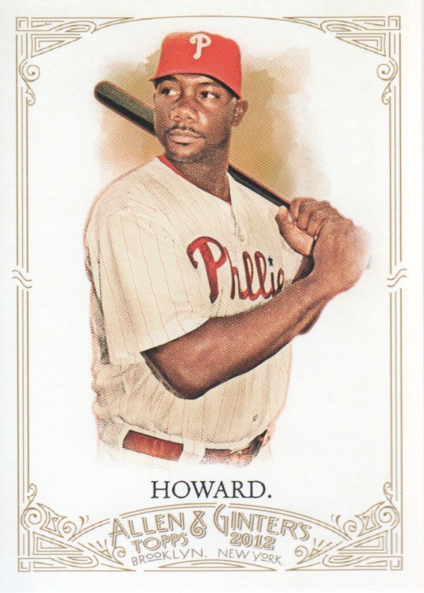 Topps Ryan Howard Baseball Trading Cards