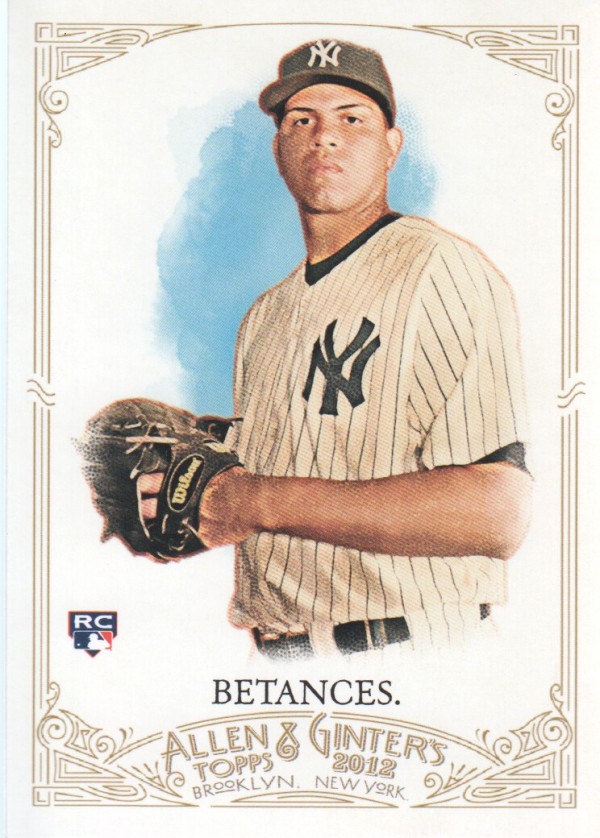 2012 Topps Allen and Ginter #315 Dellin Betances SP RC
