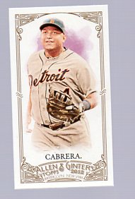 2012 Topps Allen and Ginter Mini A and G Back #3 Miguel Cabrera