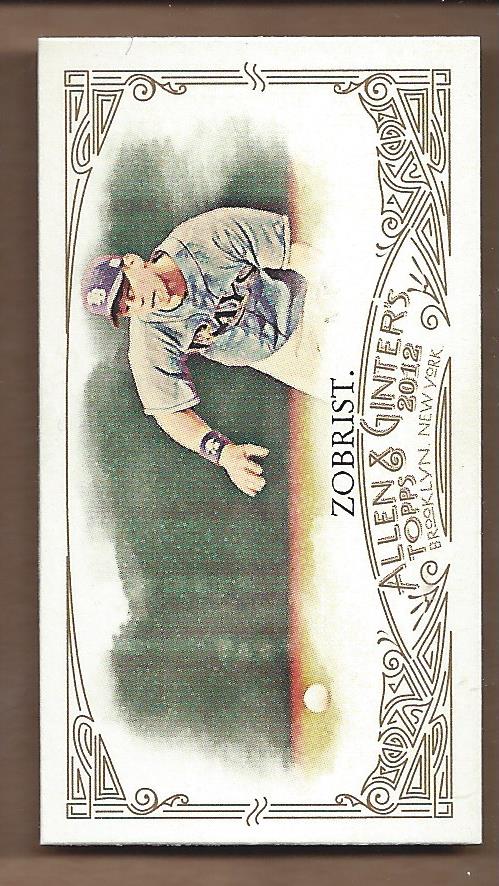2012 Topps Allen and Ginter Mini A and G Back #32 Ben Zobrist