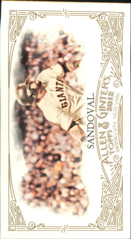 2012 Topps Allen and Ginter Mini A and G Back #38 Pablo Sandoval