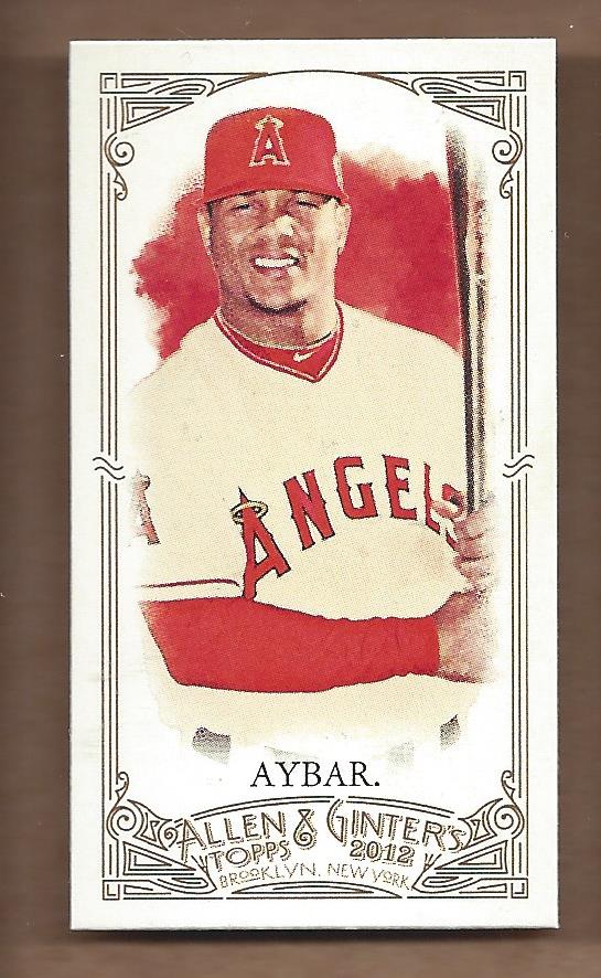 2012 Topps Allen and Ginter Mini A and G Back #127 Erick Aybar