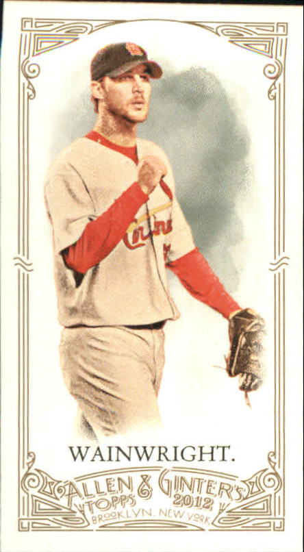 2012 Topps Allen and Ginter Mini A and G Back #319 Adam Wainwright