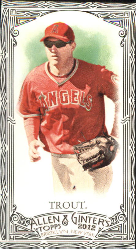 2012 Topps Allen and Ginter Mini Black #140 Mike Trout