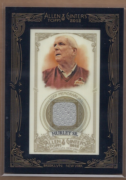 2012 Topps Allen and Ginter Relics #BH Bob Hurley Sr.