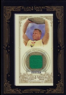 2012 Topps Allen and Ginter Relics #PP Phil Pfister