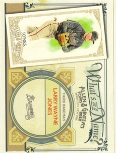 2012 Topps Allen and Ginter What's in a Name #WIN14 Larry Wayne Jones