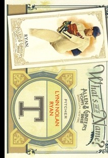 2012 Topps Allen and Ginter What's in a Name #WIN29 Lynn Nolan Ryan