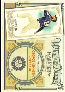 2012 Topps Allen and Ginter What's in a Name #WIN95 George Kenneth Griffey Jr.