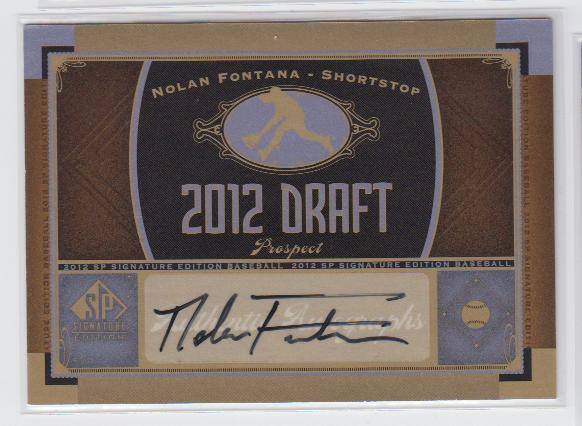 2012 SP Signature #20122 Nolan Fontana F