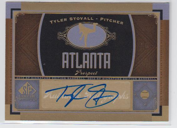 2012 SP Signature #ATL6 Tyler Stovall F