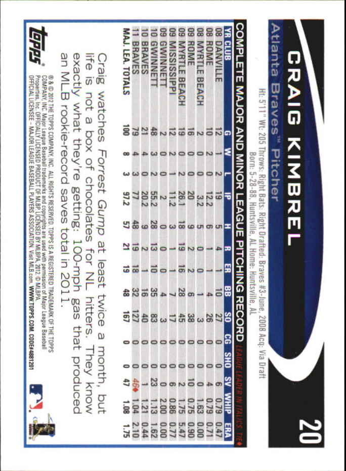 B6956- 2012 Topps Mini Baseball Card #s 1-250 -You Pick- 15+ FREE US SHIP - Picture 41 of 493