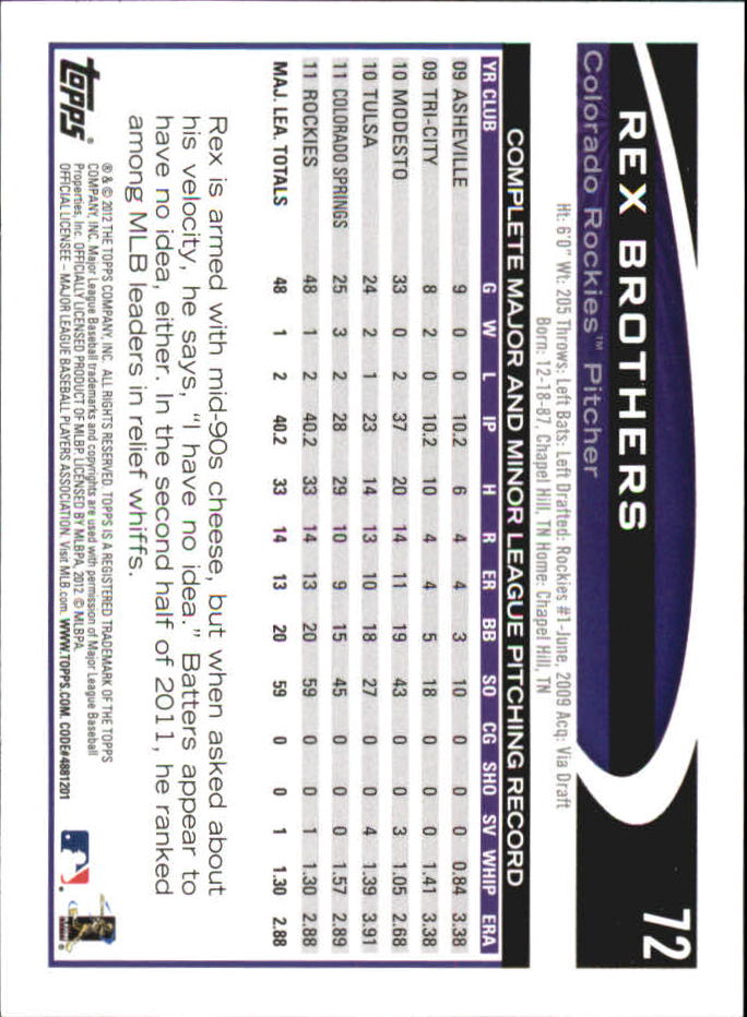 B6956- 2012 Topps Mini Baseball Card #s 1-250 -You Pick- 15+ FREE US SHIP - Picture 145 of 493