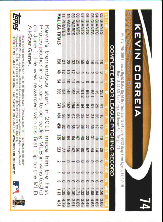 B6956- 2012 Topps Mini Baseball Card #s 1-250 -You Pick- 15+ FREE US SHIP - Picture 149 of 493