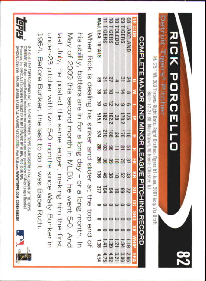 B6956- 2012 Topps Mini Baseball Card #s 1-250 -You Pick- 15+ FREE US SHIP - Picture 163 of 493