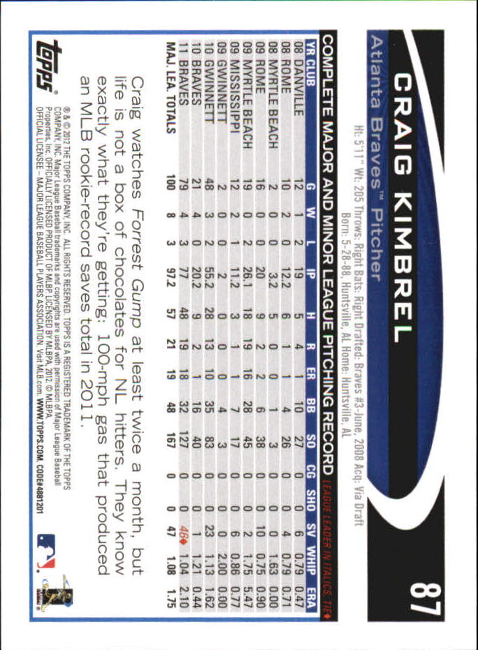 B6956- 2012 Topps Mini Baseball Card #s 1-250 -You Pick- 15+ FREE US SHIP - Picture 173 of 493