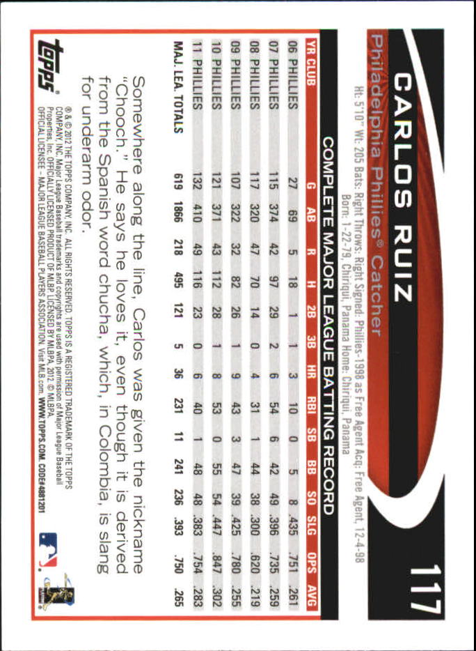 B6956- 2012 Topps Mini Baseball Card #s 1-250 -You Pick- 15+ FREE US SHIP - Picture 233 of 493