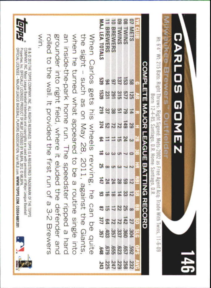 B6956- 2012 Topps Mini Baseball Card #s 1-250 -You Pick- 15+ FREE US SHIP - Picture 291 of 493