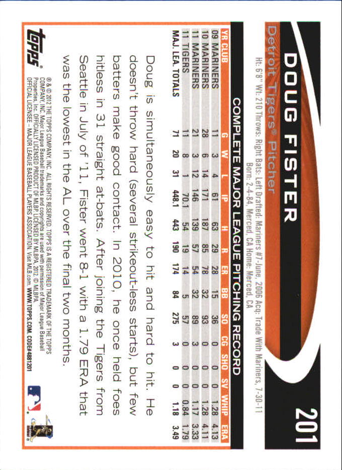 B6956- 2012 Topps Mini Baseball Card #s 1-250 -You Pick- 15+ FREE US SHIP - Picture 397 of 493