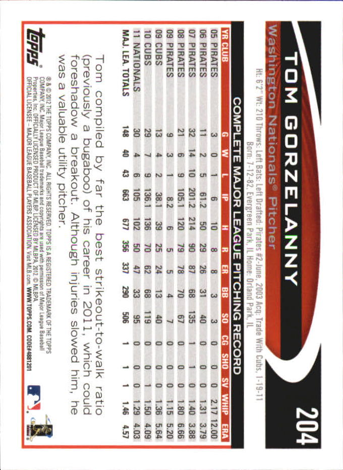 B6956- 2012 Topps Mini Baseball Card #s 1-250 -You Pick- 15+ FREE US SHIP - Picture 403 of 493