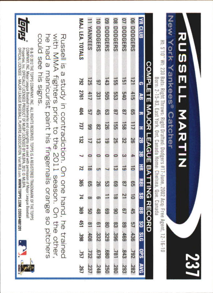 B6956- 2012 Topps Mini Baseball Card #s 1-250 -You Pick- 15+ FREE US SHIP - Picture 467 of 493