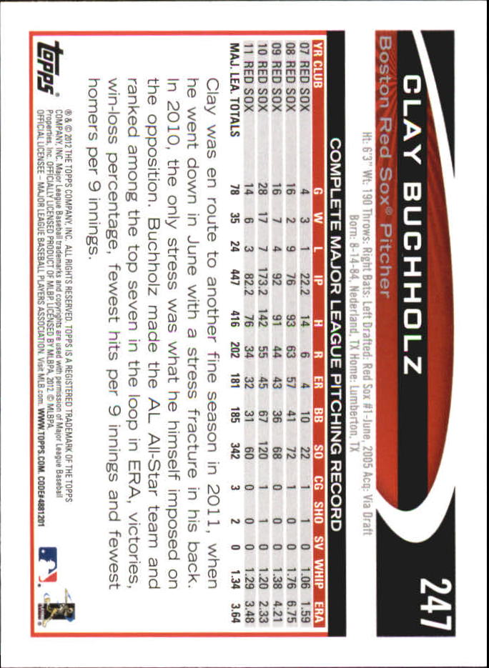 B6956- 2012 Topps Mini Baseball Card #s 1-250 -You Pick- 15+ FREE US SHIP - Picture 487 of 493