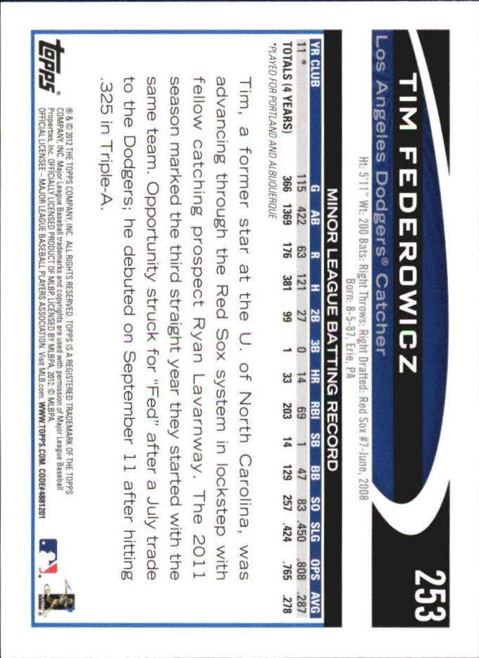 B6956- 2012 Topps Mini Baseball Card # S 251-500 -du Pick- 15 + Gratis US Schiff - Bild 7 von 491