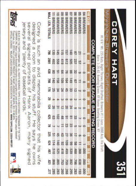 B6956- 2012 Topps Mini Baseball Card # S 251-500 -du Pick- 15 + Gratis US Schiff - Bild 199 von 491