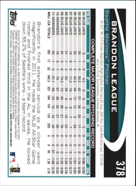 B6956- 2012 Topps Mini Baseball Card # S 251-500 -du Pick- 15 + Gratis US Schiff - Bild 253 von 491
