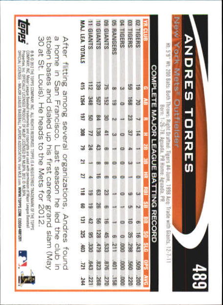 B6956- 2012 Topps Mini Baseball Card # S 251-500 -du Pick- 15 + Gratis US Schiff - Bild 469 von 491