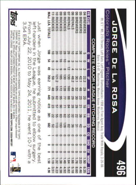 B6956- 2012 Topps Mini Baseball Card # S 251-500 -du Pick- 15 + Gratis US Schiff - Bild 483 von 491