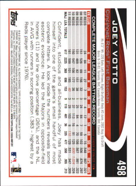 B6956- 2012 Topps Mini Baseball Card # S 251-500 -du Pick- 15 + Gratis US Schiff - Bild 487 von 491