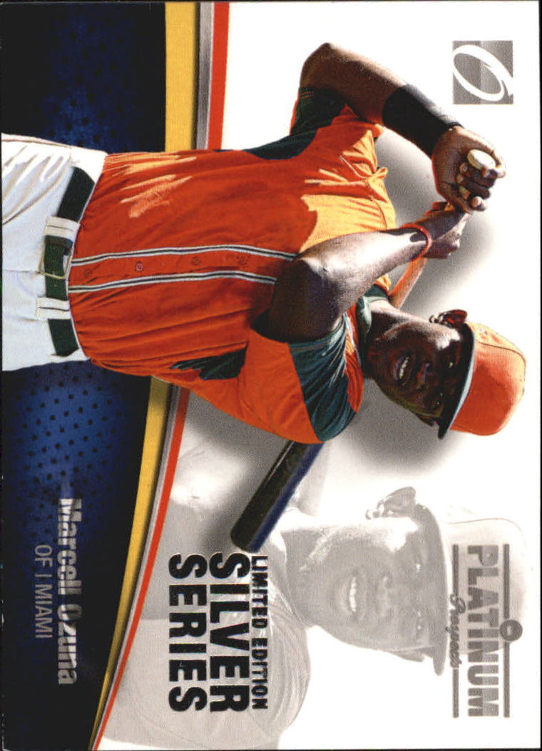 2012 Onyx Platinum Prospects Limited Edition Silver Series #PP33 Marcell Ozuna