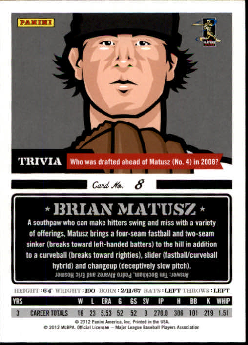 A0720- 2012 Triple Play Baseball #s 1-200 +Rookies -You Pick- 15+ FREE US SHIP - Picture 17 of 359