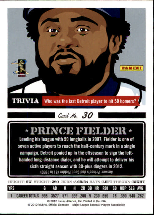 A0720- 2012 Triple Play Baseball #s 1-200 +Rookies -You Pick- 15+ FREE US SHIP - Picture 60 of 359