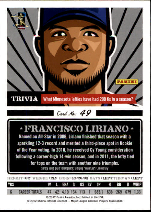 A0720- 2012 Triple Play Baseball #s 1-200 +Rookies -You Pick- 15+ FREE US SHIP - Picture 98 of 359