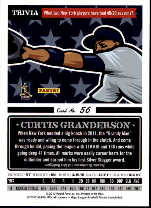 A0720- 2012 Triple Play Baseball #s 1-200 +Rookies -You Pick- 15+ FREE US SHIP - Picture 112 of 359