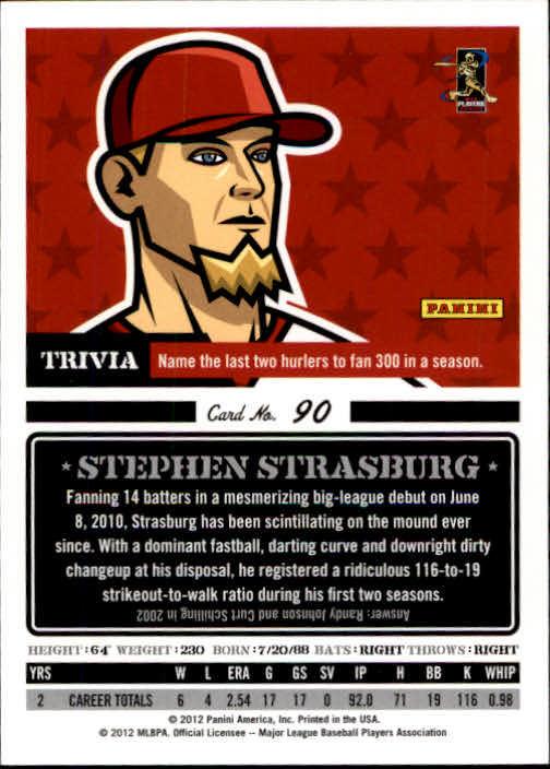 A0720- 2012 Triple Play Baseball #s 1-200 +Rookies -You Pick- 15+ FREE US SHIP - Picture 179 of 359