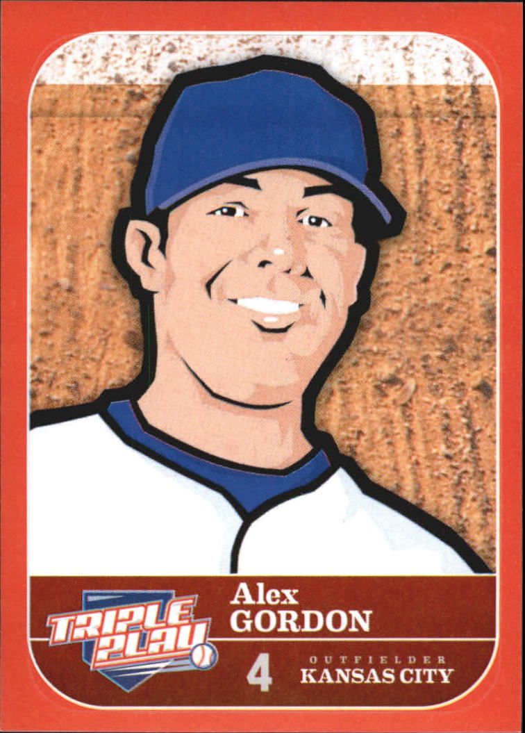2012 Triple Play Stickers #25 Alex Gordon