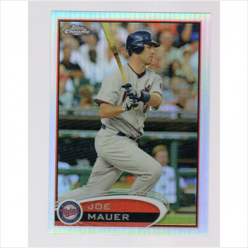 2012 Topps Chrome Refractors #50 Joe Mauer