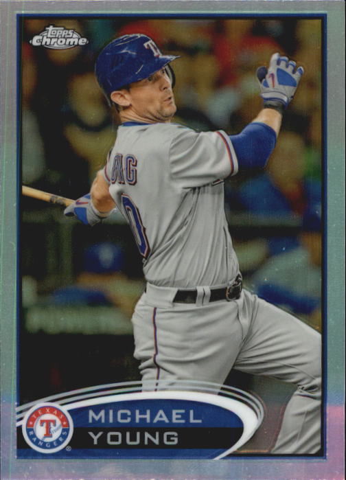 2012 Topps Chrome Refractors #68 Michael Young