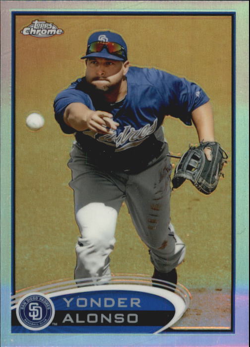 2012 Topps Chrome Refractors #101 Yonder Alonso