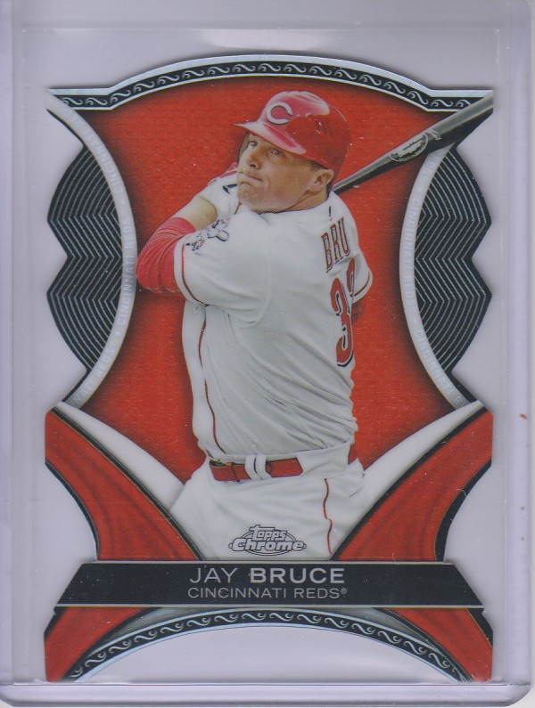 2012 Topps Chrome Dynamic Die Cuts #JBR Jay Bruce