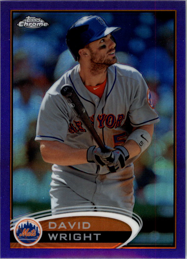 2012 Topps Chrome Purple Refractors #41 David Wright