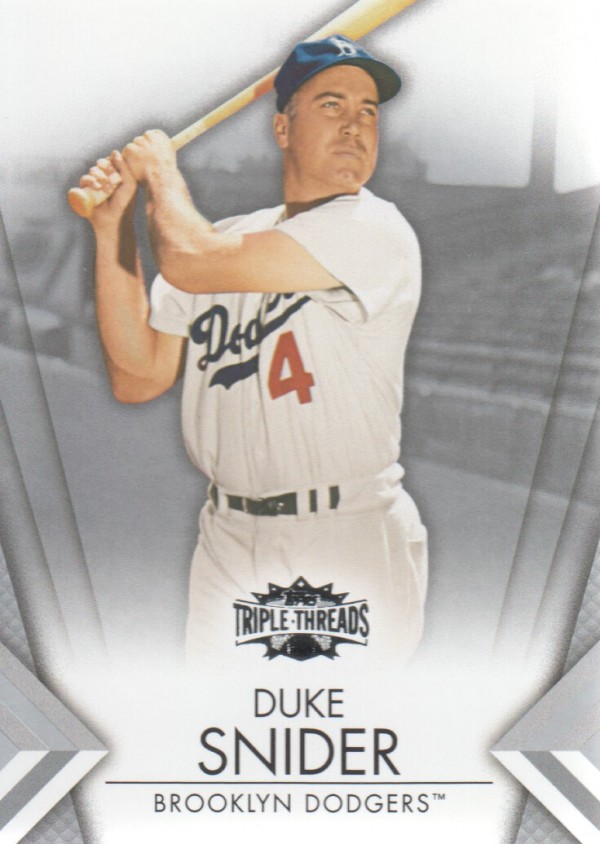 2012 Topps Triple Threads #61 Duke Snider