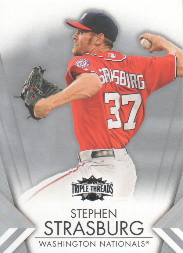 2012 Topps Triple Threads #67 Stephen Strasburg